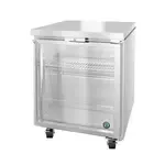 Hoshizaki Hoshizaki UR27B-GLP01 27'' 1 Section Undercounter Refrigerator with 1 Right Hinged Glass Door and Front Breathing Compressor