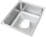 IMC/Teddy IS1818-104 14 Gauge Stainless Steel 18" x 18" x 10" 1 Compartment Drop-In Sink / Faucet Not Included