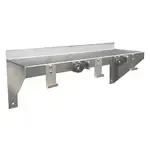 IMC/Teddy USH24 18 Gauge Type 300 Stainless Steel Utility Wall-Mounted Shelf - 24.00"W x 18"D