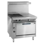 Imperial Imperial IHR-2-1HT-C Commercial Range, 36" W with 2 Burners (1) 18" Hot Top and Convection oven - 145,000 BTU