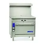 Imperial Imperial IHR-2FT-M Commercial Range, 36" W with (2) 18" French Tops and Modular Base - 70,000 BTU