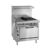 Imperial Imperial IHR-GT24-2-M Commercial Range, 36" W with 2 Burners (1) 24" Griddle and Modular Base - 130,000 BTU