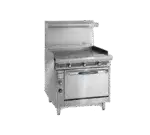 Imperial Imperial IHR-GT36-M Commercial Range, 36" W with (1) 36" Griddle and Modular Base - 90,000 BTU