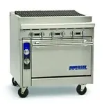 Imperial Imperial IHR-RB-M Commercial Range, 36" W with Charbroiler with Cast Iron Radiants and Modular Base - 90,000 BTU