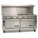 Imperial Imperial IR-6-G36-CC Restaurant Gas Range, 72" W with 6 Burners (1) 36" Griddle and (2) Convection Ovens - 312,000 BTU