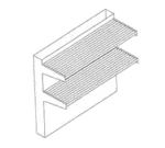 Jade Range DTS-72 Titan™ double-deck Tubular High Shelf