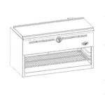 Jade Range JBR-CM24-WM Bistro™ Wall-Mount Cheesemelter