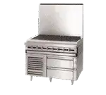 Jade Range JRLH-04S-T-72 Titan™ Fire & Ice™ 72" 4 Drawer Refrigerated Chef Base with Top 