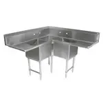 John Boos John Boos 3PBCS24-2D18 Pro-Bowl Corner Sink