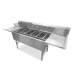 John Boos John Boos DT3PB18244-2D18R Dishtable/Pot Sinks