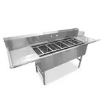 John Boos John Boos DT3PB244-2D24L Dishtable/Pot Sinks