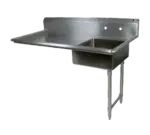 John Boos John Boos JDTS-20-60UCR Undercounter Dishtable
