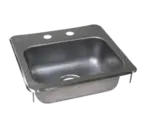 John Boos PB-DISINK151506 Pro-Bowl Type 300 Stainless Steel 15" x 15" x 6" 1 Compartment Drop-In Sink / Faucet Not Included