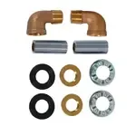 John Boos PB-SMMK-90 Splash Mount Faucet Mounting Kit