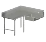 John Boos John Boos SDT6-K60144SBK-L Pro-Bowl Soiled Dishtable