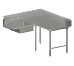 John Boos John Boos SDT6-K60144SBK-R Pro-Bowl Soiled Dishtable