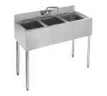 Krowne Metal Krowne Metal
18-33
Underbar Sink Unit,
Compartment,
,
with and /
- 360"W x 18.50"D