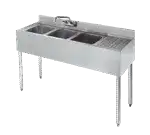 Krowne Metal Krowne Metal
18-43L
Underbar Sink Unit,
Compartment,
,
with and /
- 480"W x 18.50"D