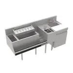 Krowne Metal Krowne KR24-MT70 Royal Series 70” Workstation with 8” elixir well