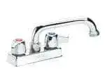 Krowne Metal Krowne Metal 11-450L Silver Series 4" Center Deck Mounted Laundry Faucet