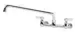 Krowne Metal Krowne Metal 12-814L Silver Series 8" Center Splash-Mounted Faucet