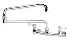 Krowne Metal Krowne Metal 12-824L Silver Series 8" Center Splash-Mounted Faucet