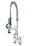 Krowne Metal Krowne Metal 18-408L Krowne Royal Series Space Saver Pre-Rinse Assembly with Add-On Faucet with 8" Spout
