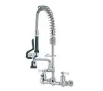 Krowne Metal Krowne Metal 18-706L Krowne Royal Series Space Saver Pre-Rinse Assembly with Add-On Faucet with 6" Spout
