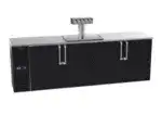Krowne Metal Krowne Metal DB108 5 Taps 1/2 Barrel Draft Beer Cooler - Stainless Steel, 3 Kegs Capacity, 115 Volts