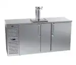 Krowne Metal Krowne Metal DB72 3 Taps 1/2 Barrel Draft Beer Cooler - Stainless Steel, 3 Kegs Capacity, 115 Volts