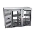 Krowne Metal Krowne Metal KPT52L Pass-Thru Refrigerated Back Bar Cabinet two-section