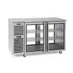 Krowne Metal Krowne Metal KPT60L Silver 4 Solid Door Refrigerated Back Bar Storage Cabinet, 115 Volts