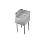 Krowne Metal Krowne Metal KR19-C18L Underbar Drainboard, Freestanding with 6-1/2"H Backsplash - 18"W x 19"D