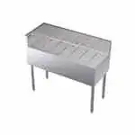 Krowne Metal Krowne Metal KR19-C42L Underbar Drainboard, Freestanding with 6-1/2"H Backsplash - 42"W x 19"D