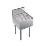 Krowne Metal Krowne Metal KR19-GS18 Underbar Drainboard, Freestanding with 6-1/2"H Backsplash - 18"W x 19"D