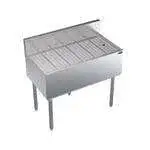 Krowne Metal Krowne Metal KR19-GS36 Underbar Drainboard, Freestanding with 6-1/2"H Backsplash - 36"W x 19"D