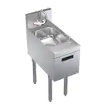Krowne Metal Krowne Metal KR24-12ST-E Underbar Sink Unit, Compartment with and / - 12"W x 24"D