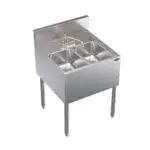 Krowne Metal Krowne Metal KR24-22C Underbar Sink Unit, Compartment with and / - 24"W x 24"D
