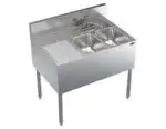 Krowne Metal Krowne Metal KR24-32R Underbar Sink Unit, Compartment with and / - 36"W x 24"D