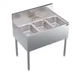 Krowne Metal Krowne Metal KR24-33C Underbar Sink Unit, Compartment with and / - 36.00"W x 24.00"D