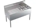 Krowne Metal Krowne Metal KR24-42R Underbar Sink Unit, Compartment with and / - 48"W x 24"D