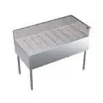Krowne Metal Krowne Metal KR24-C48R Underbar Drainboard, with - 48.00"W x 24.00"D