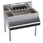 Krowne Metal Krowne Metal KR24-MS34C Underbar Ice Bin/Cocktail Station, Bottle Well Bin