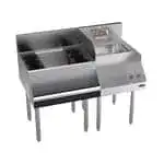 Krowne Metal Krowne Metal KR24-W42L-10 Royal Series Underbar Ice Bin/Cocktail Station