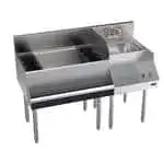 Krowne Metal Krowne Metal KR24-W48L-10 Royal Series Underbar Ice Bin/Cocktail Station