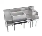 Krowne Metal Krowne Metal KR24-W60C-10 Royal Series Underbar Ice Bin/Cocktail Station