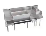 Krowne Metal Krowne Metal KR24-W66C-10 Royal Series Underbar Ice Bin/Cocktail Station