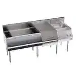 Krowne Metal Krowne Metal KR24-W72D-10 Royal Series Underbar Ice Bin/Cocktail Station
