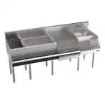 Krowne Metal Krowne Metal KR24-W72E-10 Royal Series Underbar Ice Bin/Cocktail Station