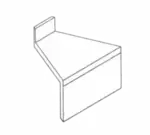 LaCrosse Cooler SDFSF45 Sinkronization 19 Corner Underbar Filler - 45 Degree Angle